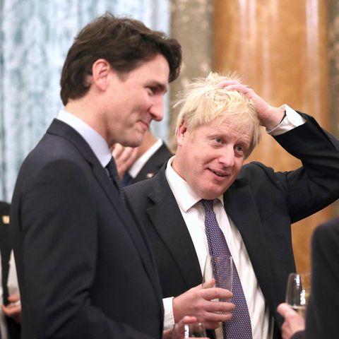 Justin Trudeau und Boris Johnson