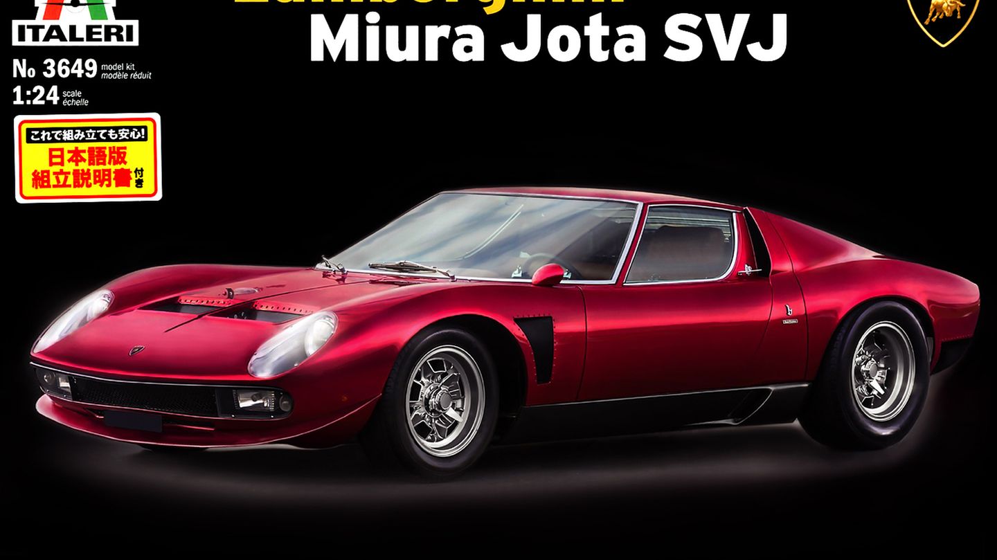 Sieger Kategorie O   Modellbau: 1:24/25 Pkw  Lamborghini Miura Jota SVJ  Italeri, Preis: 29 Euro