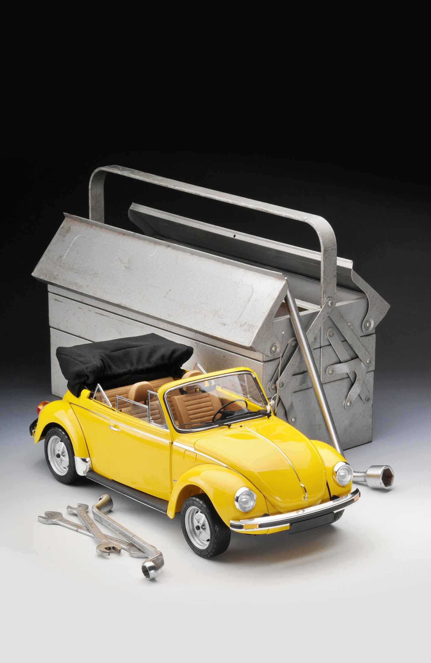 Sieger Kategorie Q   Modellbau: Diverse Maßstäbe  VW 1303 Cabriolet  Legrand in 1:8  Preis: 698 Euro