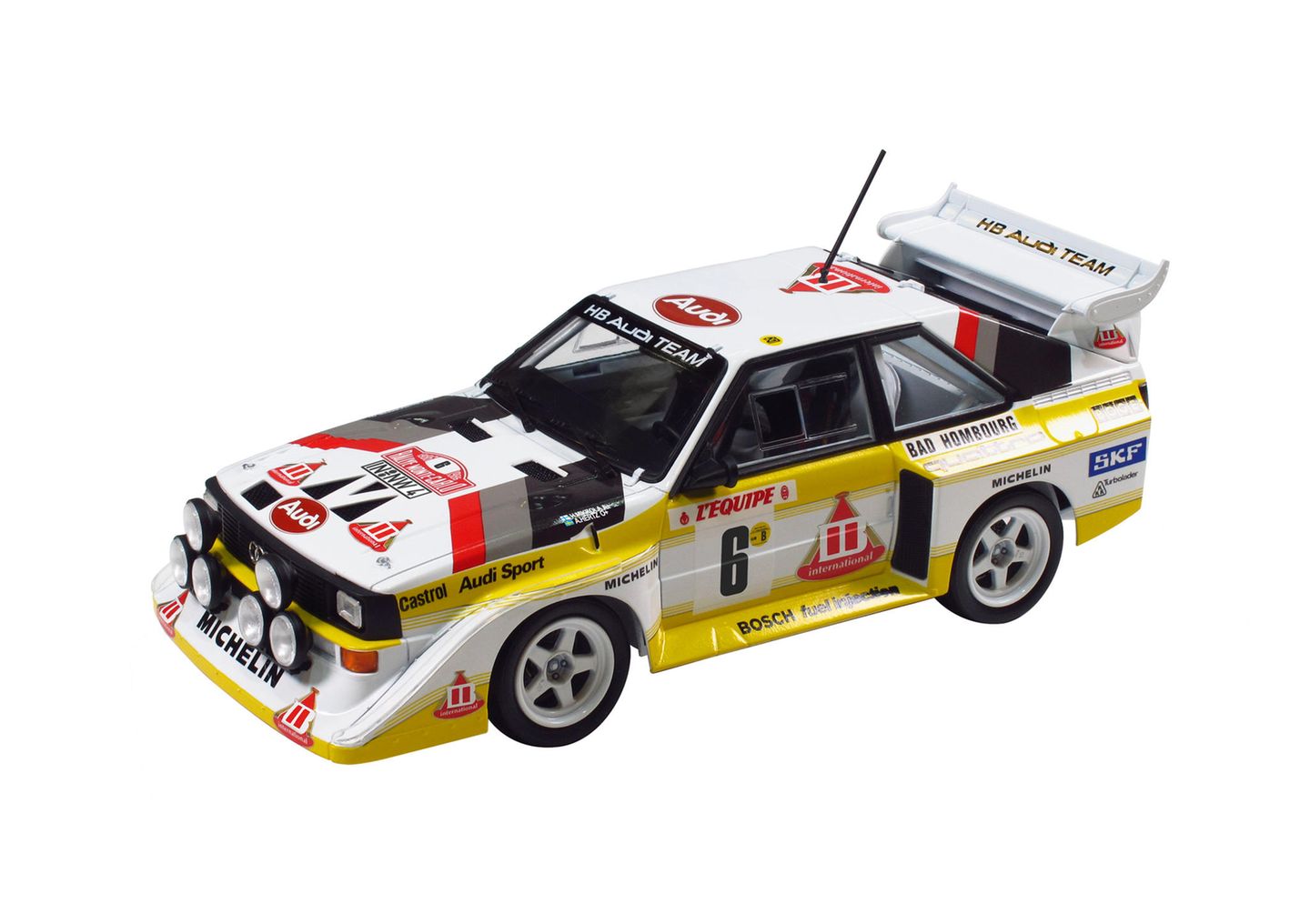 Sieger Kategorie U   Slotracing 1:24  Audi S1 Monte 1985 (Bodykit)  Beemax, Preis: 42,50 Euro
