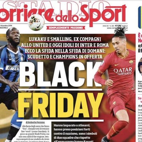 Mit diesem Titelblatt setzte sich der "Corriere dello Sport" gehörig in die Nesseln