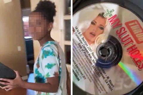 Kind findet Pornofilm und denkt, es sei eine Koch-DVD.
