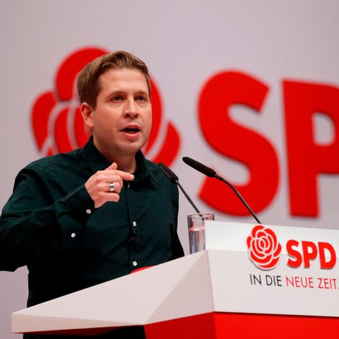 Kevin Kühnert auf dem SPD-Parteitag