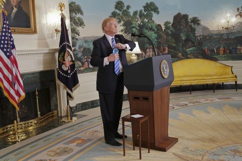 Donald Trump Wasserflasche