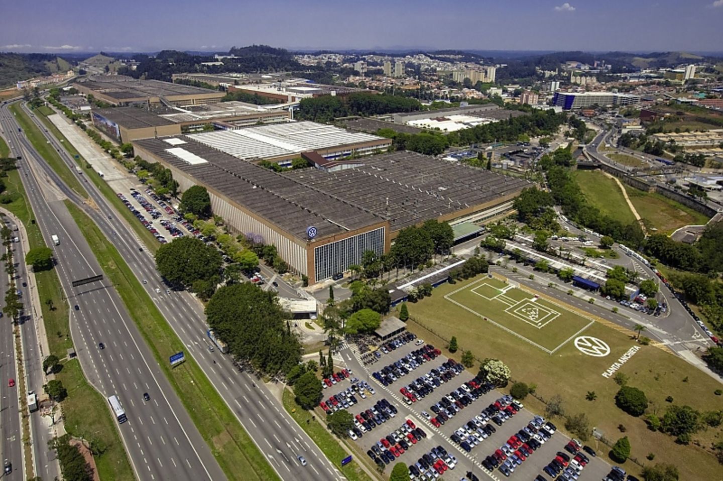 Die Anchieta Fabrik ist die zentrale Fertigungsstätte für VW Brasilien