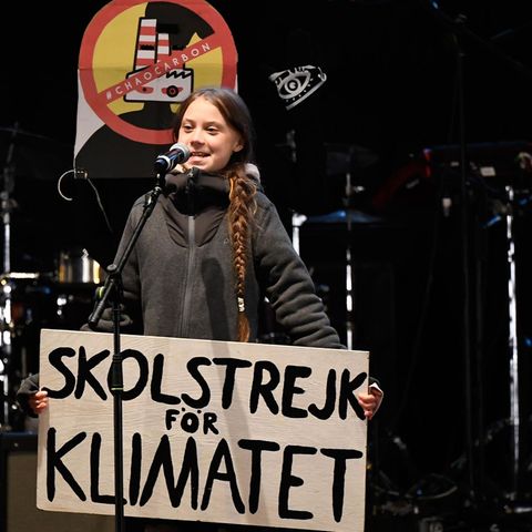 Greta Thunberg hält eine Rede auf dem Klimagipfel in Madrid