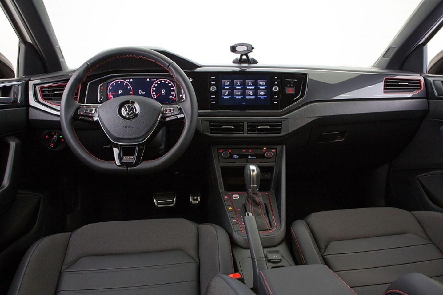 Beim Infotainment spielt der VW Virtus GTS in der ersten Liga