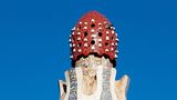 Turmspitze des Pförtnerhäuschens im Park Güell