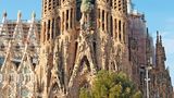Die Türme der Kirche Sagrada Familia in Barcelona