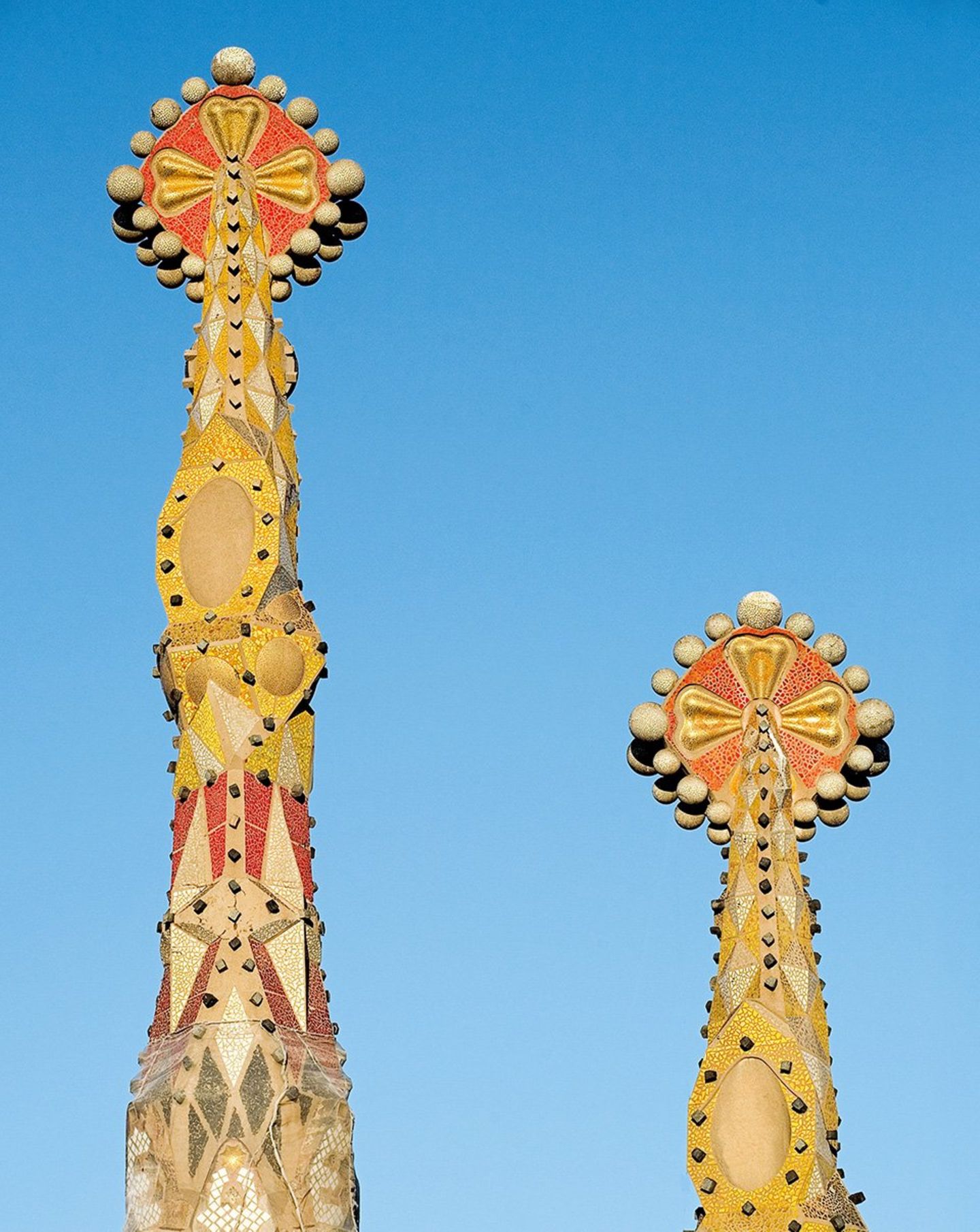 Gaudí Turmspitzen der Kirche Sagrada Familia