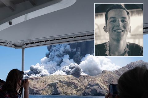 Augenzeuge auf White Island: "Ich war vor 30 Minuten noch am Krater": US-Amerikaner filmt Vulkanausbruch in Neuseeland