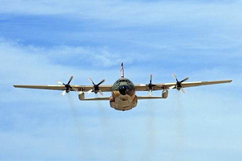 Transportflugzeug vom Typ C-130 Herkules
