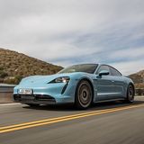 Der Porsche Taycan 4S ist bis zu 250 km/h schnell