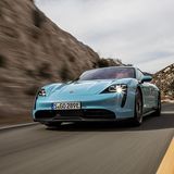 Der Porsche Taycan 4S lässt sich auch sehr agil bewegen