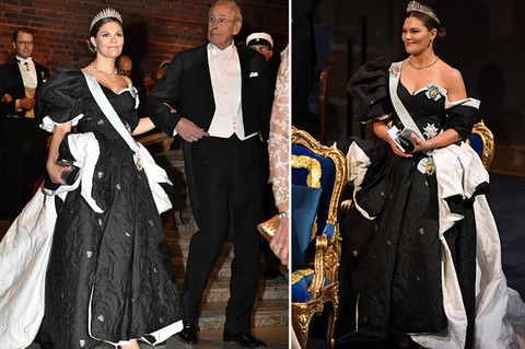 Victoria von Schweden bei der Nobelpreisverleihung in Stockholm