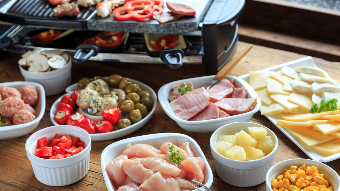 Raclette für sechs Personen