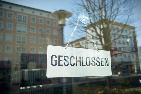 Ein "Geschlossen"-Schild