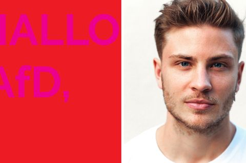 Schauspieler Jannik Schümann fordert seine Fans auf, der AfD Postkarten mit Wünschen zu schicken 