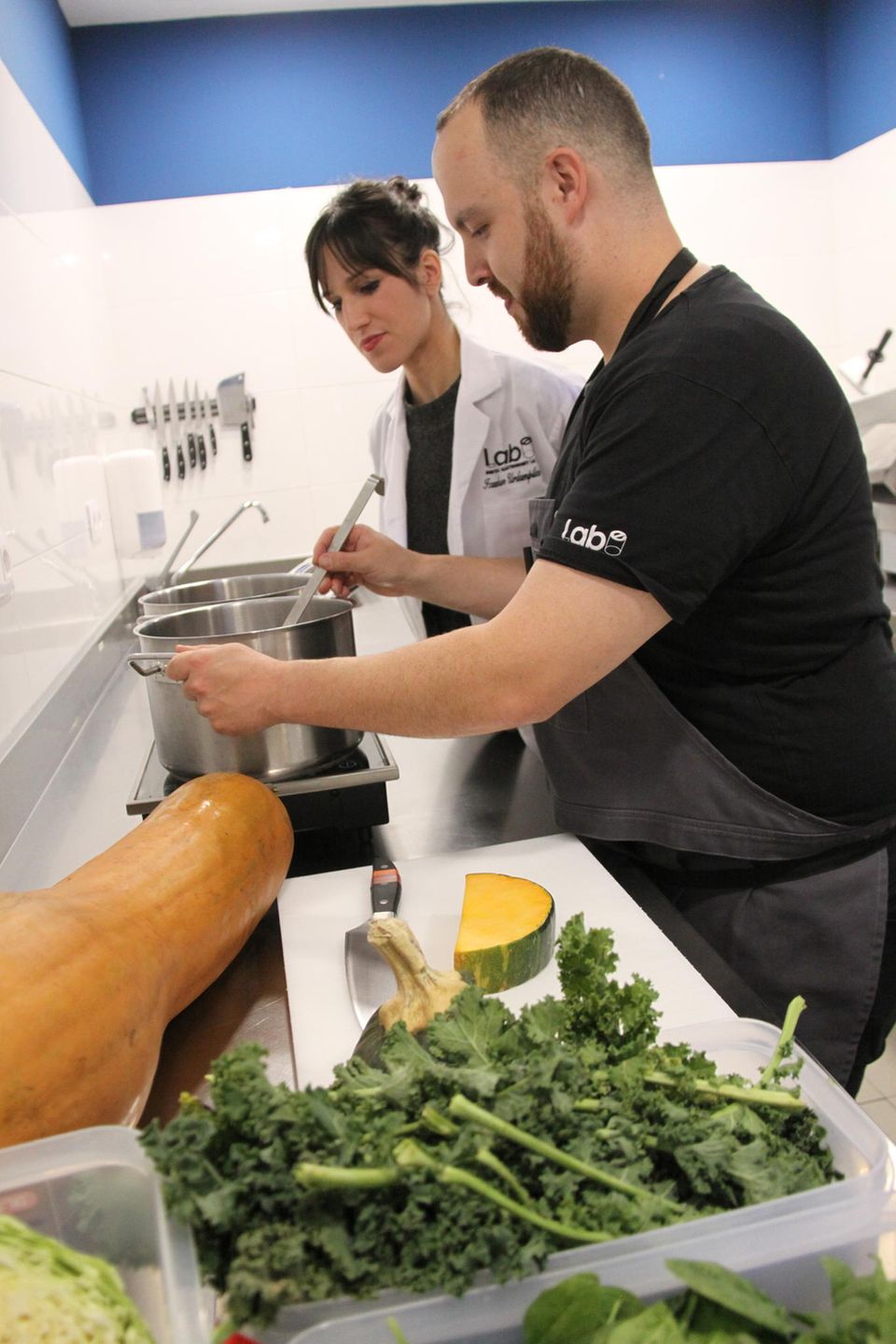 Usune Etxeberria mit Chefkoch Erich Eichstetter Usune Etxeberria mit Chefkoch Erich Eichstetter