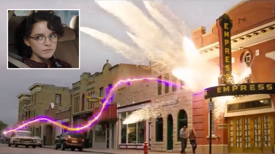Szene aus "Ghostbusters": Explodierendes Haus Szene aus "Ghostbusters": Explodierendes Haus