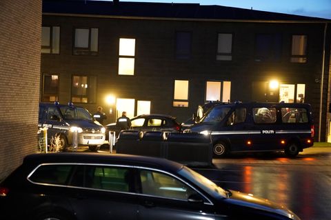 Dänemark, Kopenhagen: Die Polizei führt Durchsuchungen in Aalborg durch.