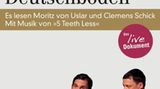 Moritz von Uslar  Deutschboden  Eigentlich war Moritz von Uslar vor allem ein klassischer Großstadtbeobachter, bis er eines Tages den Alltag der brandenburgischen Provinz entdeckte: Drei Monate verbrachte der Reporter in der Kleinstadt Zehdenick, gut eine Autostunde nördlich von Berlin – und am Ende legte er "Deutschboden" vor, hier in der Live-Version, die er zusammen mit Clemens Schick und Musik von "5 Teeth Less" liest. "Deutschboden" findet ihr hier bei Audible.