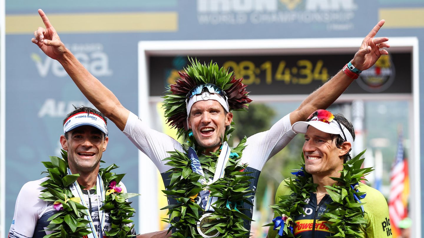 Jan Frodeno hat es wieder getan: Der Triathlet gewann zum dritten Mal nach 2015 und 2016 den Ironman auf Hawaii. Mit 38 Jahren ist er auch im besten Triathlon-Alter.