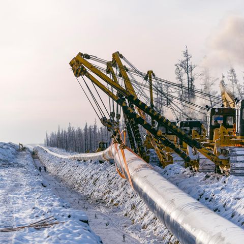 Die Pipeline wurde ohne Verzögerung in Dienst genommen.