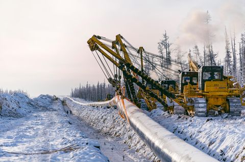 Die Pipeline wurde ohne Verzögerung in Dienst genommen.