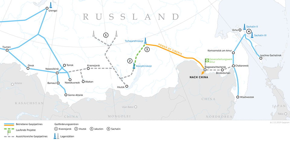 Gas-Pipeline: "Power of Siberia": So verdient Putin Milliarden am Klimaschutz Gas-Pipeline: "Power of Siberia": So verdient Putin Milliarden am Klimaschutz