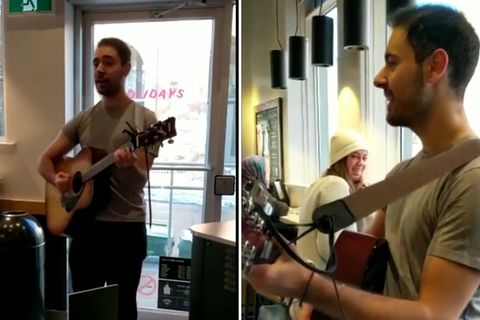 Viraler Auftritt: Starbucks-Mitarbeiter kündigt seinen Job mit einem Ständchen