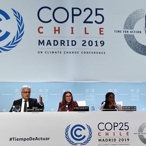Abschlusssitzung beim Weltklimagipfel in Madrid