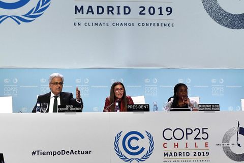 Abschlusssitzung beim Weltklimagipfel in Madrid