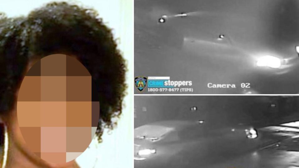 Eine Kombo zeigt links das verpixelte Gesicht einer dunkelhäutigen Jugendlichen, rechts ein Auto in der Dunkelheit