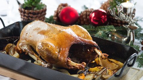 Eine Gans gehört zu den beliebtesten Speisen der Deutschen an Weihnachten 