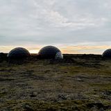 Blick auf die Galsdome tagesüber