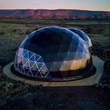 Blick von oben auf die Aurora Lounge