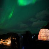 Nordlichter am Horizont