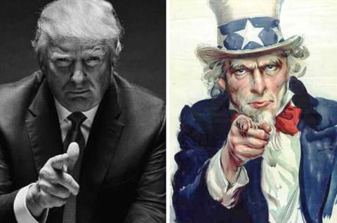 Trump als Uncle Sam: Auf Twitter hagelt es Häme
