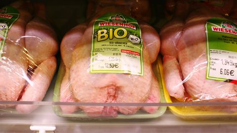Biofleisch mit EU-Biosiegel