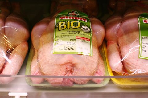Biofleisch mit EU-Biosiegel