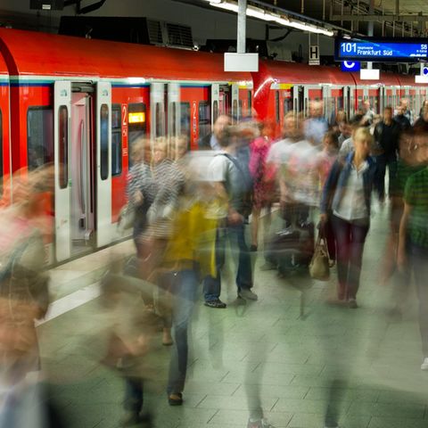 Die S-Bahn-Station des Frankfurter Hauptbahnhofs