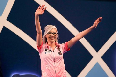 Fallon Sherock nach ihrem zweiten Sieg bei der Darts-WM 2020