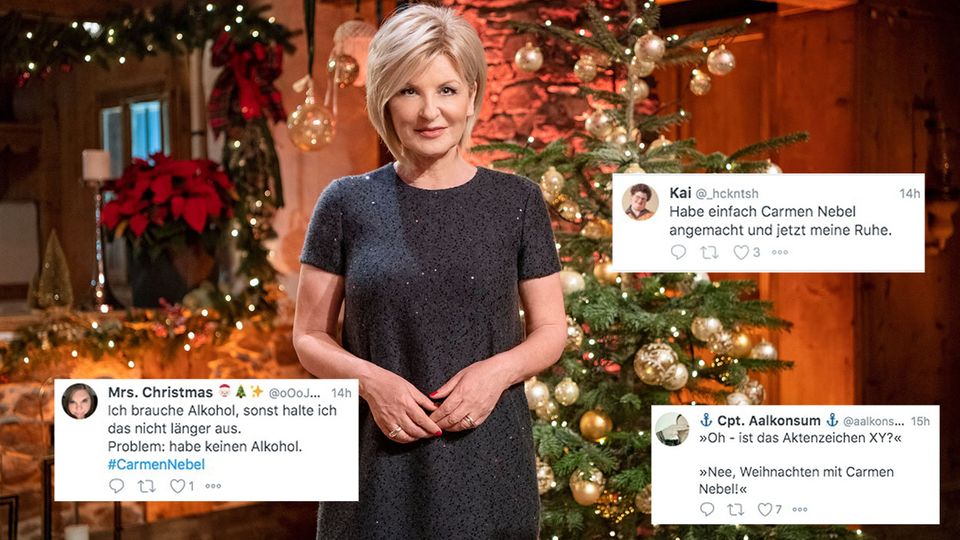 Carmen Nebel bei ihrer Weihnachtsshow