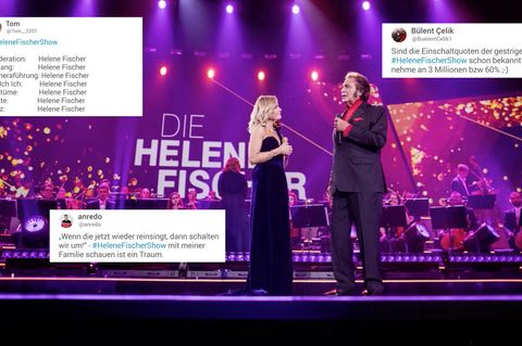 Die Zuschauer diskutieren bei Twitter über die "Helene Fischer Show"
