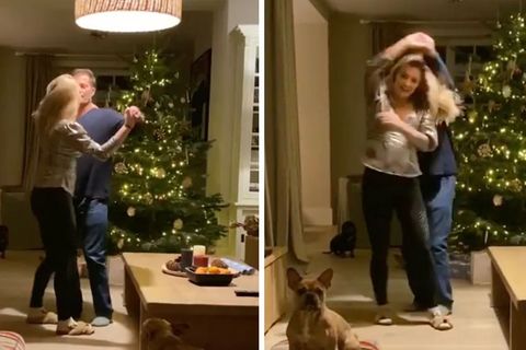 Weihnachtliche Performance: Til Schweiger tanzt mit Tochter Luna vor dem Tannenbaum – und begeistert seine Fans