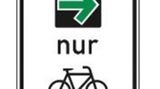 Grünpfeil für Radfahrer