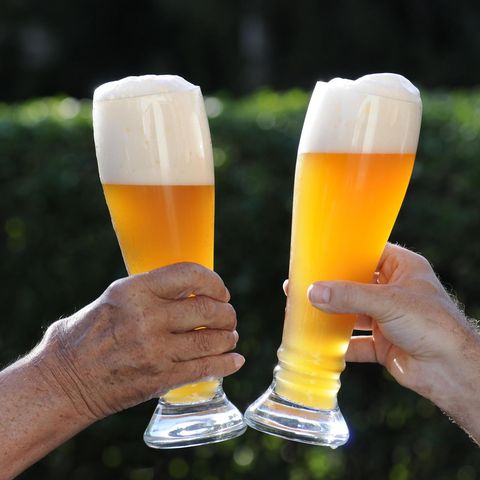 Das Weizenbier hat ein überschäumendes Temperament