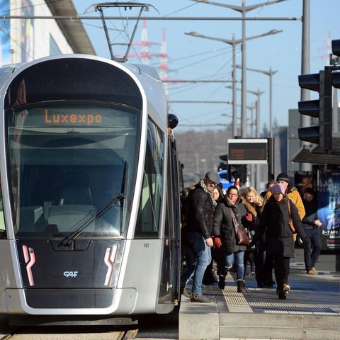 Eine Bahn in Luxemburg