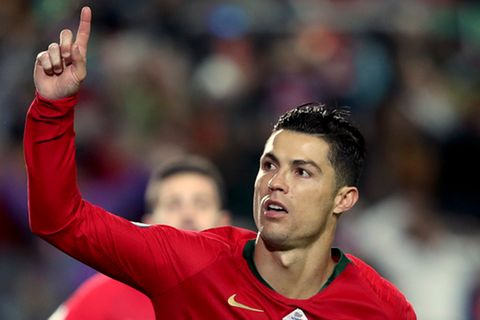 Cristiano Ronaldo im Trikot der Nationalmannschaft